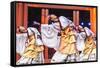 Cultural Performance in Period Costume, Beijing, China-Peter Adams-Framed Stretched Canvas