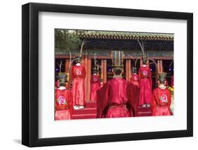 Cultural Performance in Period Costume, Beijing, China-Peter Adams-Framed Photographic Print