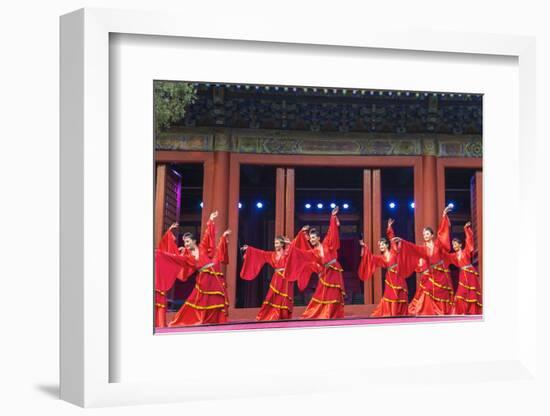 Cultural Performance in Period Costume, Beijing, China-Peter Adams-Framed Photographic Print