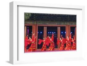 Cultural Performance in Period Costume, Beijing, China-Peter Adams-Framed Photographic Print