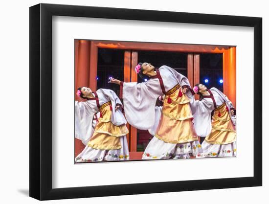 Cultural Performance in Period Costume, Beijing, China-Peter Adams-Framed Photographic Print