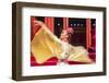 Cultural Performance in Period Costume, Beijing, China-Peter Adams-Framed Photographic Print