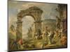 Cumaean Sibyl Prophesied the Birth of Christ, 1743-Giovanni Paolo Panini-Mounted Giclee Print