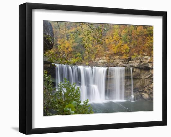 Cumberland Falls State Park near Corbin, Kentucky, USA-Chuck Haney-Framed Photographic Print