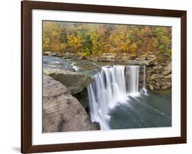 Cumberland Falls State Park near Corbin, Kentucky, USA-Chuck Haney-Framed Photographic Print