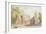 Cumberland Gate, Hyde Park, 1820-null-Framed Giclee Print