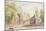 Cumberland Gate, Hyde Park, 1820-null-Mounted Giclee Print