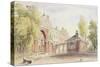 Cumberland Gate, Hyde Park, 1820-null-Stretched Canvas
