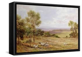 Cumberland Hills from Wardrew House, Gilston-James Aumonier-Framed Stretched Canvas