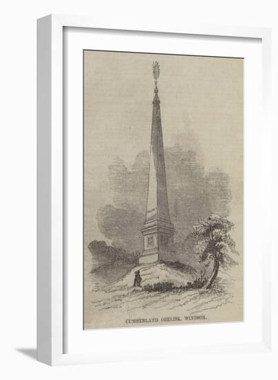 Cumberland Obelisk, Windsor-null-Framed Giclee Print