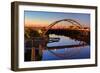 Cumberland River and Gateway Bridge, Nashville, Tennessee, United States of America, North America-Richard Cummins-Framed Photographic Print