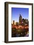 Cumberland River and Nashville Skyline, Tennessee, United States of America, North America-Richard Cummins-Framed Photographic Print