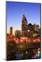 Cumberland River and Nashville Skyline, Tennessee, United States of America, North America-Richard Cummins-Mounted Photographic Print