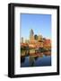 Cumberland River and Nashville Skyline, Tennessee, United States of America, North America-Richard Cummins-Framed Photographic Print