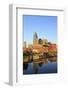 Cumberland River and Nashville Skyline, Tennessee, United States of America, North America-Richard Cummins-Framed Photographic Print