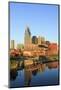 Cumberland River and Nashville Skyline, Tennessee, United States of America, North America-Richard Cummins-Mounted Photographic Print