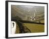 Cumbria, Lake District, Cycling Through Buttermere in the Lake District, England-Paul Harris-Framed Photographic Print