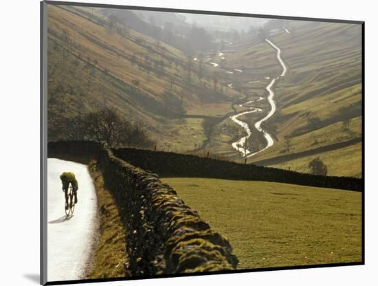 Cumbria, Lake District, Cycling Through Buttermere in the Lake District, England-Paul Harris-Mounted Photographic Print