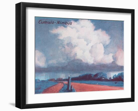 'Cumulo-Nimbus - A Dozen of the Principal Cloud Forms In The Sky', 1935-Unknown-Framed Giclee Print