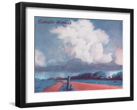 'Cumulo-Nimbus - A Dozen of the Principal Cloud Forms In The Sky', 1935-Unknown-Framed Giclee Print