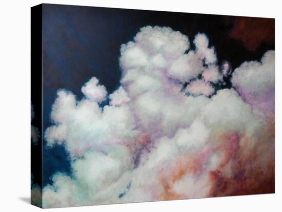 Cumulus, 2021 (acrylic on board)-Helen White-Stretched Canvas