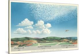 Cumulus, Altocumulus and Cirrocumulus Clouds-null-Stretched Canvas