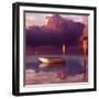 Cumulus Cloud, Rowboat, and Paddles-Colin Anderson-Framed Photographic Print