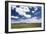 Cumulus Clouds and Blue Sky over Green Fields Near Pine, Idaho, USA-David R. Frazier-Framed Photographic Print