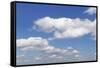 Cumulus Clouds, Blue Sky, Summer, Germany, Europe-Markus-Framed Stretched Canvas