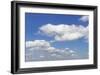 Cumulus Clouds, Blue Sky, Summer, Germany, Europe-Markus-Framed Photographic Print