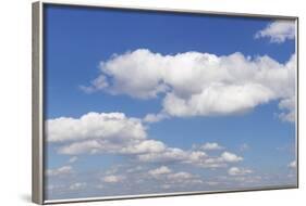 Cumulus Clouds, Blue Sky, Summer, Germany, Europe-Markus-Framed Photographic Print