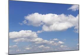 Cumulus Clouds, Blue Sky, Summer, Germany, Europe-Markus-Mounted Photographic Print