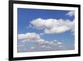 Cumulus Clouds, Blue Sky, Summer, Germany, Europe-Markus-Framed Photographic Print