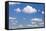 Cumulus Clouds, Blue Sky, Summer, Germany, Europe-Markus-Framed Stretched Canvas