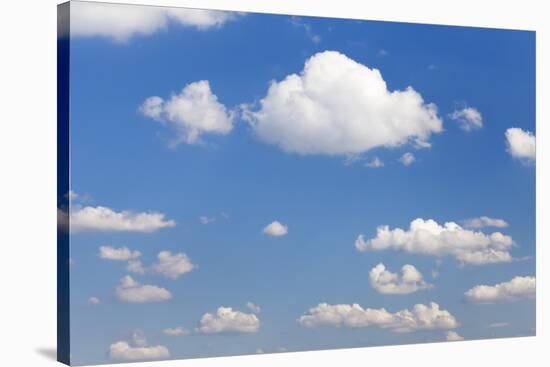 Cumulus Clouds, Blue Sky, Summer, Germany, Europe-Markus-Stretched Canvas