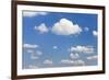 Cumulus Clouds, Blue Sky, Summer, Germany, Europe-Markus-Framed Photographic Print