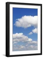 Cumulus Clouds, Blue Sky, Summer, Germany, Europe-Markus-Framed Photographic Print