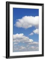 Cumulus Clouds, Blue Sky, Summer, Germany, Europe-Markus-Framed Photographic Print