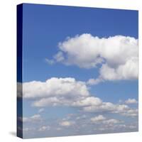 Cumulus Clouds, Blue Sky, Summer, Germany, Europe-Markus Lange-Stretched Canvas