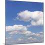 Cumulus Clouds, Blue Sky, Summer, Germany, Europe-Markus Lange-Mounted Premium Photographic Print