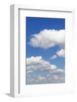 Cumulus Clouds, Blue Sky, Summer, Germany, Europe-Markus-Framed Photographic Print