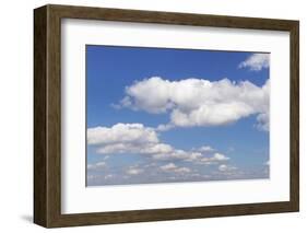 Cumulus Clouds, Blue Sky, Summer, Germany, Europe-Markus-Framed Photographic Print