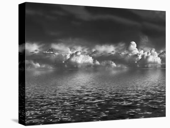 Cumulus Clouds over Water-marilyna-Stretched Canvas