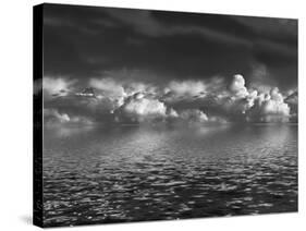 Cumulus Clouds over Water-marilyna-Stretched Canvas