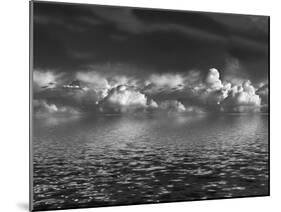 Cumulus Clouds over Water-marilyna-Mounted Photographic Print