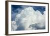 Cumulus Clouds Towering over the Sierra Nevada Mountains-Michael Qualls-Framed Photographic Print