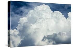 Cumulus Clouds Towering over the Sierra Nevada Mountains-Michael Qualls-Stretched Canvas