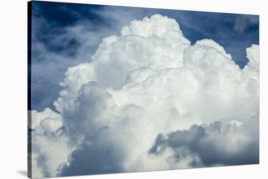 Cumulus Clouds Towering over the Sierra Nevada Mountains-Michael Qualls-Stretched Canvas