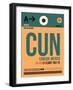 CUN Cuncun Luggage Tag I-NaxArt-Framed Art Print