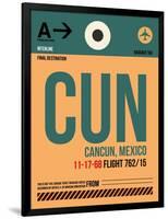 CUN Cuncun Luggage Tag I-NaxArt-Framed Art Print